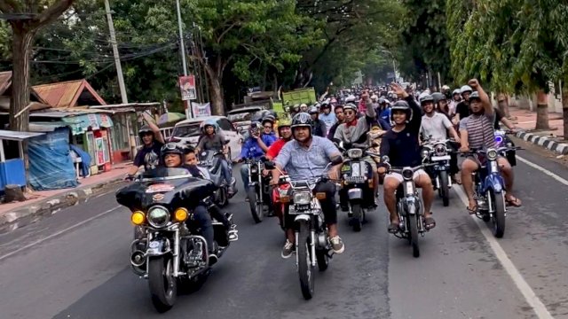 Berjalan Aman dan Tertib, Ribuan Rider Bantaeng Riding Santai Bersama Uji Nurdin 