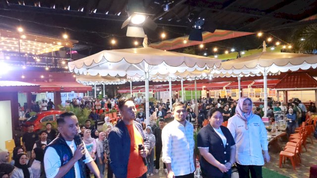 Tasming Hamid Dampingi Cawagub Fatmawati Dalam Talkshow di Parepare