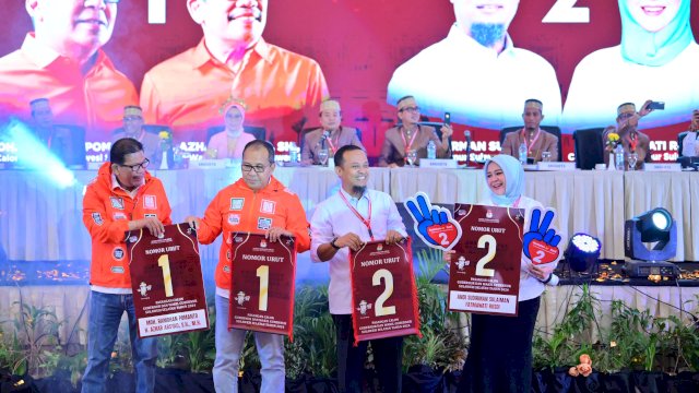 Respon Danny Usai Dapat Nomor Urut 1 di Pilgub Sulsel