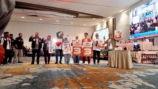 Pilkada Makassar 2024: Paslon Cawalkot Sudah Kantongi Nomor Urut