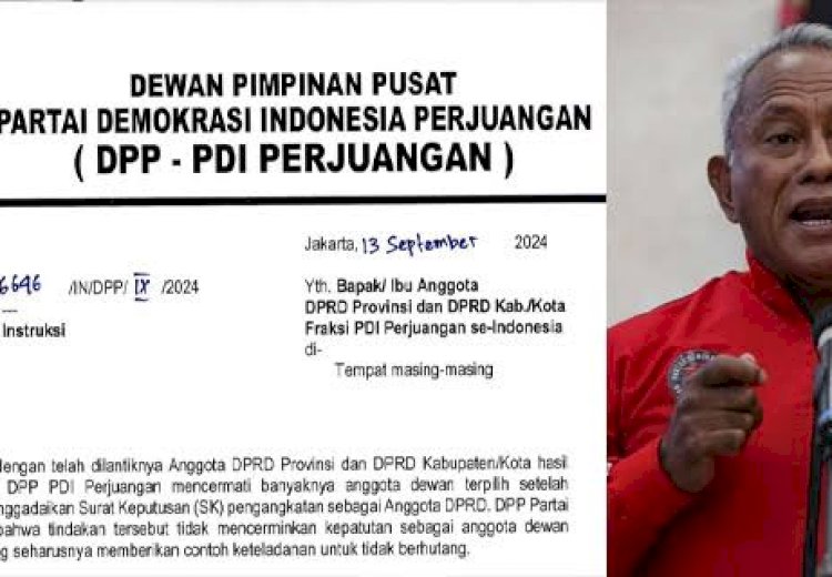 Legislator PDIP Dilarang Gadaikan SK