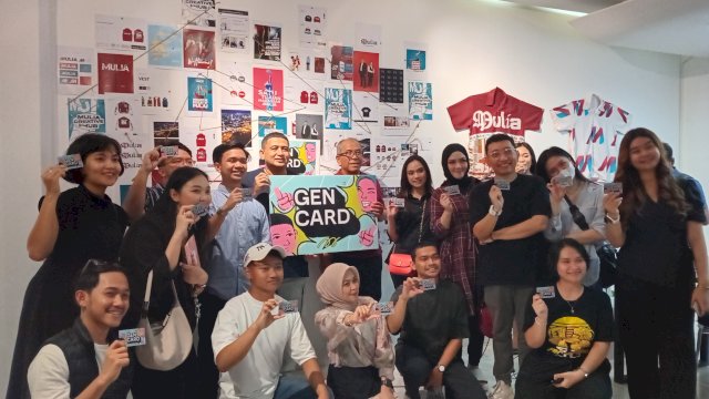 Peresmian Mulia Creative Hub dan peluncuran Gen Card, di Jalan Balaikota no. 11 Makassar, Minggu (29/09).