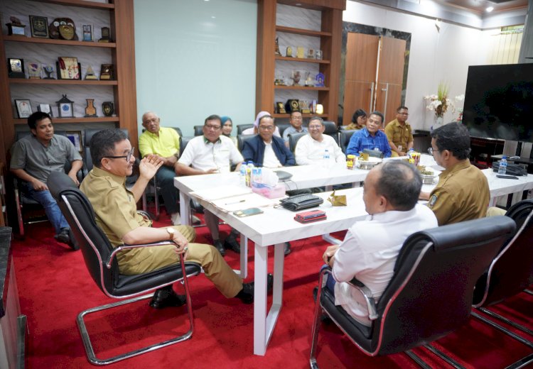 Jelang Rapat Kerja, Pengurus Apindo Sulsel Temui Sekda Jufri Rahman