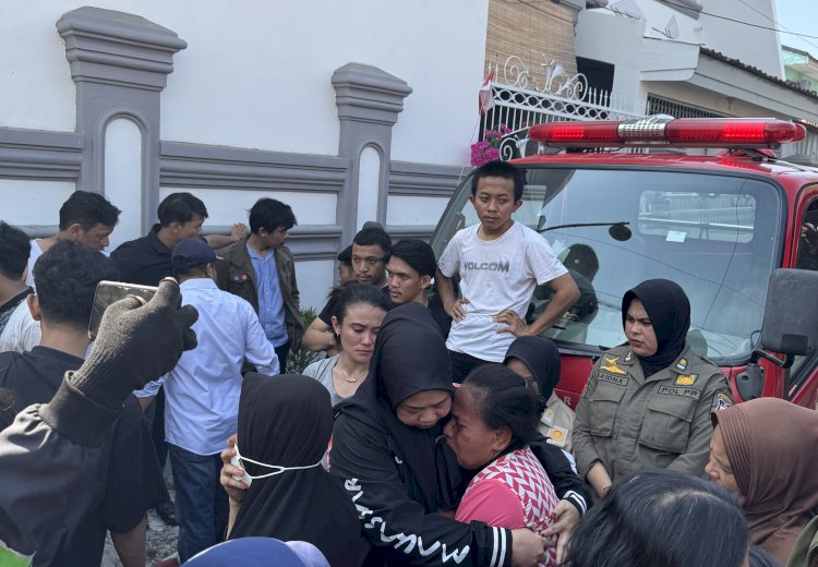 Andi Tenri Uji Boyong Tim Bantu Korban Kebakaran Jalan Badak Makassar 