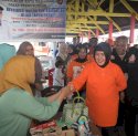 Indira Yusuf Ismail Serukan Kebersihan Laut di Dermaga Kayu Bangkoa
