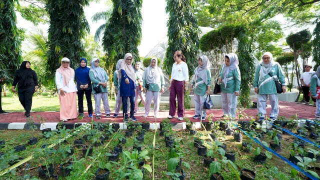 Ninuk Zudan Launching Kebun Aku Hatinya PKK di Rujab Gubernur Sulsel