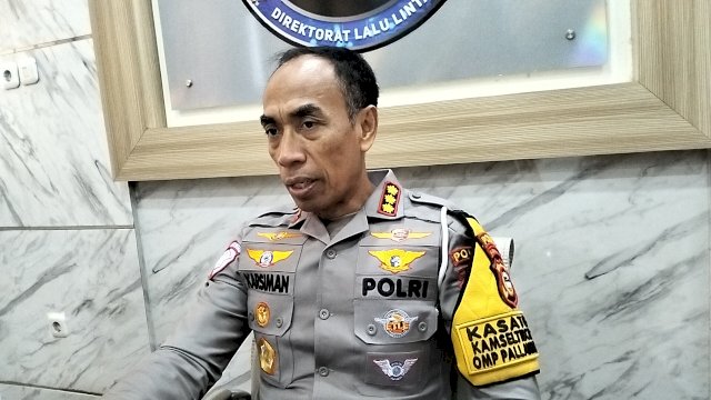 Direktur Lalu Lintas (Dirlantas) Polda Sulsel, Kombes Pol Karsiman 