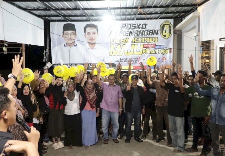 Menuju Kemenangan di Pilkada Lutra, MAJU Isi Kampanye dengan Riang Gembira