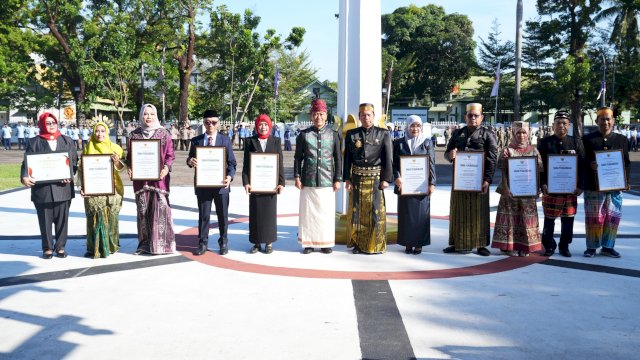 Pimpin Apel HKN, Pj Gubernur Prof Zudan Paparkan RPJPN Menuju Indonesia Emas 2045