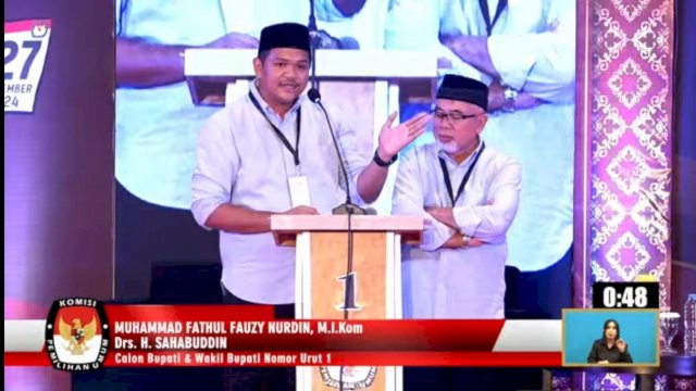 Debat Kedua Pilkada Bantaeng: Uji Tanya Soal Penurunan Sapi Potong, Ilham Jawabnya Populasi