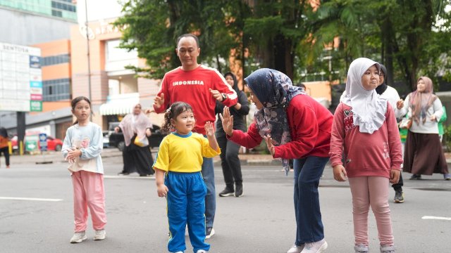 Raut Bahagia Anak PAUD Bisa Minggu Ceria Bareng Pj Gubernur dan Pj Ketua PKK Sulsel