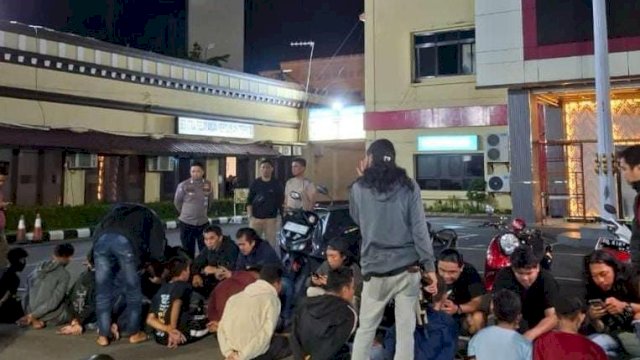 Polisi Tangkap 11 Anggota Geng Motor di Makassar, Diduga Berencana Teror Warga