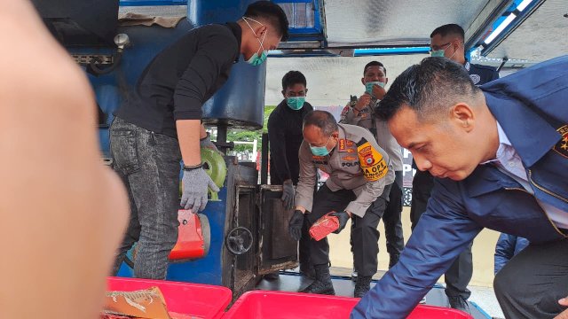 Pemusnaha puluhan kilogram narkoba jenis sabu