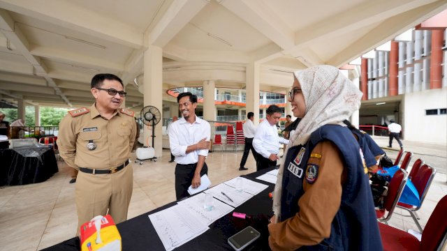 Pantau Langsung Ujian PPPK di UNM, Sekda Sulsel Jufri Rahman Ingatkan Jaga Integritas