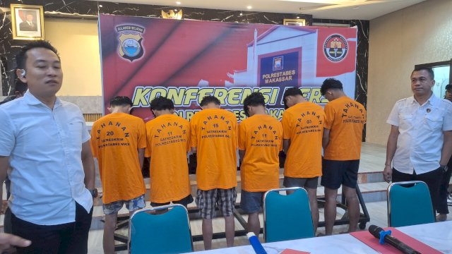 Polrestabes Makassar Tangkap Enam Pelaku Penyerangan dengan Busur Panah