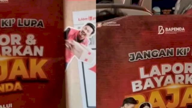 Gandeng Batik Air, Bapenda Makassar Ingatkan Pentingnya Bayar Pajak 