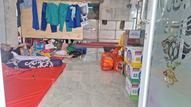 1.045 Jiwa Mengungsi di Manggala, Penyakit Gatal-gatal dan Masuk Angin Mulai Menyerang