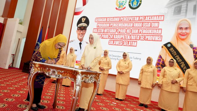 Ketua Perkumpulan Penyelenggara Pendidikan Anak Usia Dini (PP PAUD) Sulsel, Ninuk Triyanti Zudan