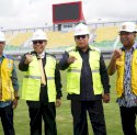 Taufan Pawe Tinjau Progres Renovasi Stadion Gelora BJ Habibie di Parepare