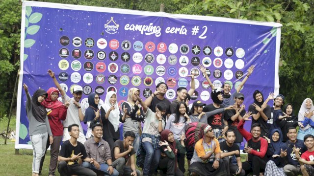 Bersama Menjaga Alam, Camping Ceria 4 Kembali Digelar di Gowa
