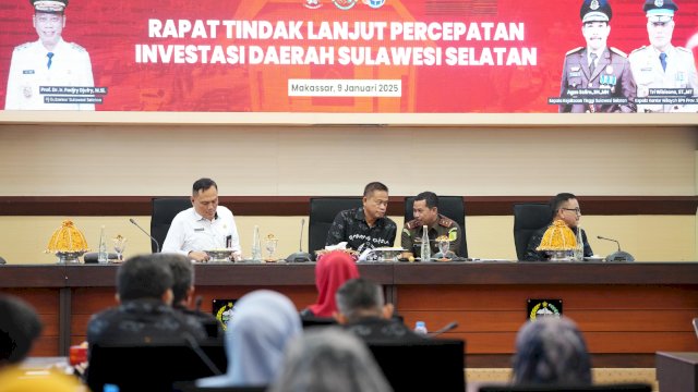 Fadjry Djufry dan Kajati Sulsel Bahas Strategi Investasi untuk Percepat Pertumbuhan Ekonomi Sulsel