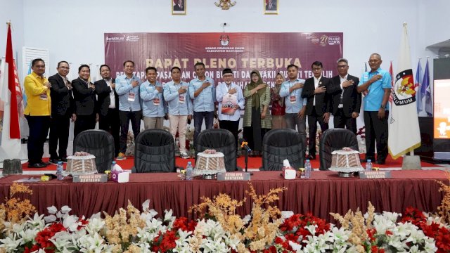Uji Nurdin - Sahabuddin Resmi Ditetapkan Jadi Bupati dan Wabup Bantaeng Terpilih