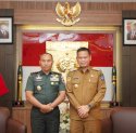 Pj Gubernur Sulsel dan Pangdam XIV Hasanuddin Bahas Kerjasama Swasembada Pangan
