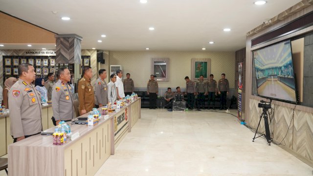 Rapat Virtual Bareng Mentan, Pj Gubernur dan Kapolda Sulsel Siap Kawal Program Swasembada Pangan