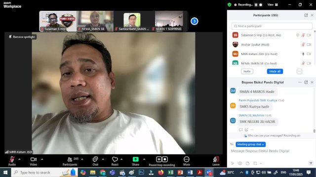 Ketua Umum Pengurus Pusat JSDI, Muhammad Ramli Rahim