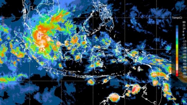 Monsun Australia Melemah, BMKG Peringatkan Potensi Hujan Lebat di Sulsel Sepekan ke Depan