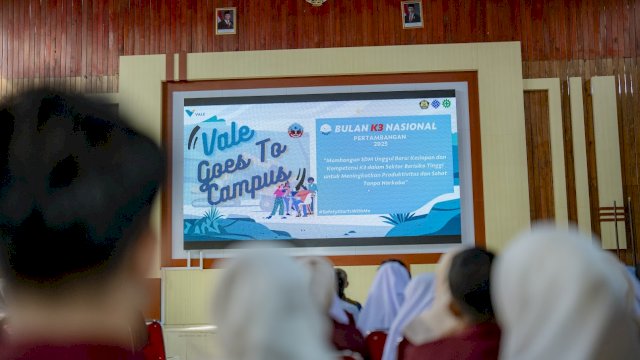 Membangun SDM Unggul dan Berdaya Saing, PT Vale Kampanyekan Budaya K3 di Perguruan Tinggi