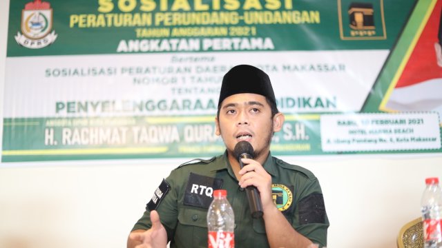 Ketua Fraksi PPP DPRD Makassar Rachmat Taqwa Quraisy (RTQ)