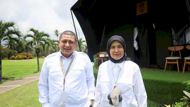 Wali Kota Makassar, Munafri Arifuddin bersama Wakil Wali Kota Makassar Aliyah Mustika Ilham