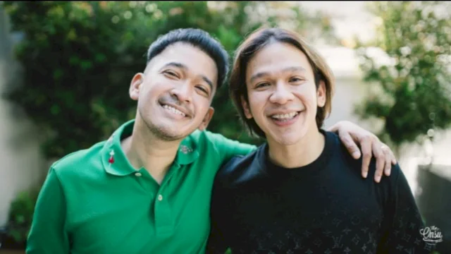 Ruben Onsu bersama Jordi Onsu