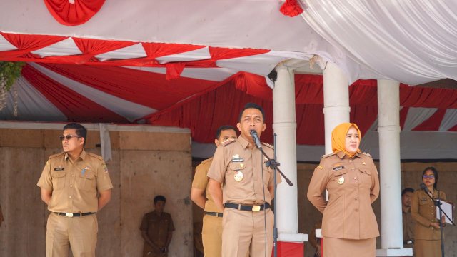Hari Pertama Kerja, Bupati Sidrap Tegaskan Komitmen ASN untuk Perubahan