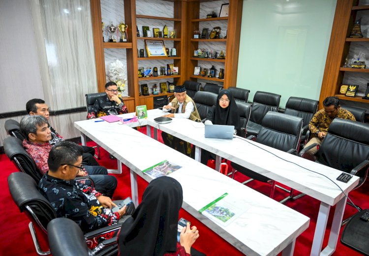 Jufri Rahman Terima Kunjungan Pendiri Rimba Bitti Pandala Takalar, Bahas Pengembangan Kayu Bahan Dasar Pinisi