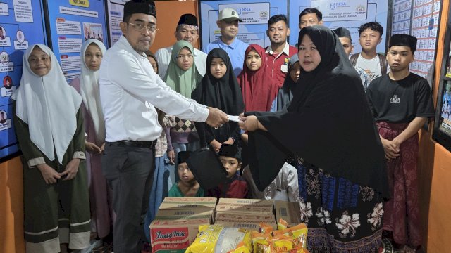 Calon Ketua DPC PERADI Makassar, Syamsuddin, Berbagi Kebahagiaan ke Panti Asuhan Al-Kabiiru