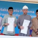 Tingkatkan Daya Saing Pekerja Lokal, PT Vale dan Alkhairaat Gelar Peletakan Batu Pertama Welding Academy 
