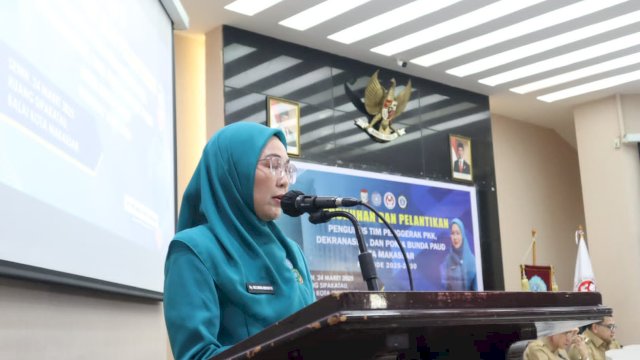 Melinda Aksa Ajak Pengurus TP PKK, Dekranasda, dan Bunda PAUD Bersinergi untuk Makassar