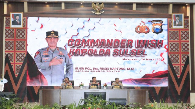 Gelar Commander Wish, Ini Arahan Kapolda Sulsel Kepada Personel