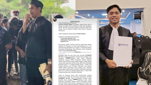 Putri Dakka Laporkan Akun Instagram Terkait Dugaan ITE, Pengacara Siap Kawal