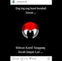 Akun Ridwan Kamil Diretas, Pelaku Unggah Pesan Tanggung Jawab 