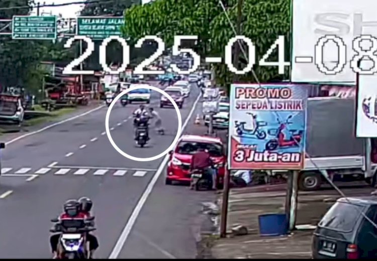 Heboh Pengendara Motor Tewas Ditabrak Pejalan Kaki di Takalar