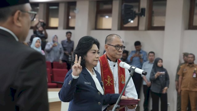 Wali Kota Munafri Lantik Nielma Palamba sebagai Pj Sekda Kota Makassar