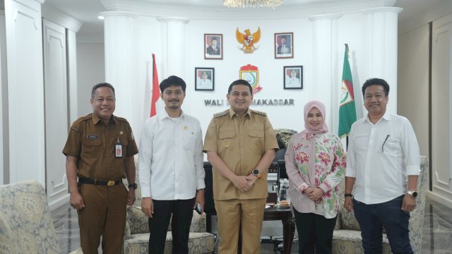 PDIP Makassar Temui Wali Kota Munafri, Tegaskan Dukungan Terhadap Program Pemerintah Kota