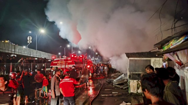 Nenek Tewas Terjebak Kobaran Api dalam Kebakaran di Panakkukang Makassar