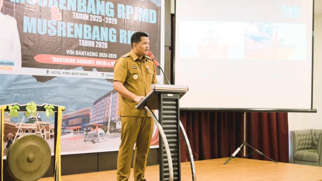 RPJMD Bantaeng 2025 - 2030, Bupati Uji Nurdin Ungkap Tema Pembanguan Setiap Tahun Berbeda