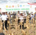 Kapolri-Mentan Panen Raya Jagung di Bone, Dukung Program Ketahanan Pangan Nasional