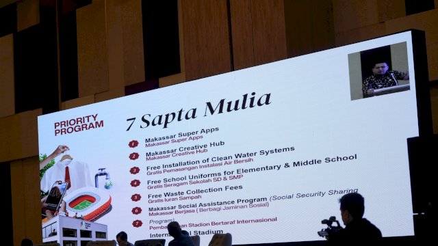 Wali Kota Makassar, Munafri Arifuddin, menjadi salah satu pembicara utama dalam Forum Conference International di Hotel Unhas, Kamis (22/5/2025).