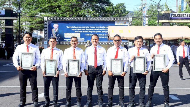 Tembus Sarang Kartel Internasional, 23 Polisi Makassar Dianugerahi Penghargaan